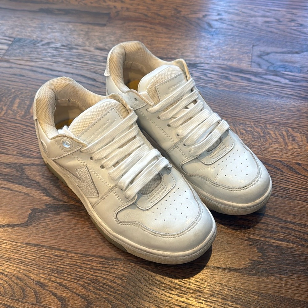 Off-White Cream Sneakers